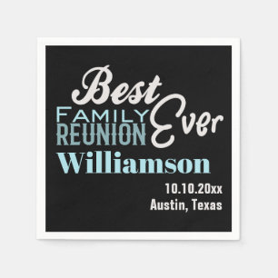 Familie reünie picknick party bijeenkomst servet