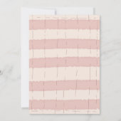 Familie reünie picknick Schattigee zomer illustrat Kaart (Achterkant)