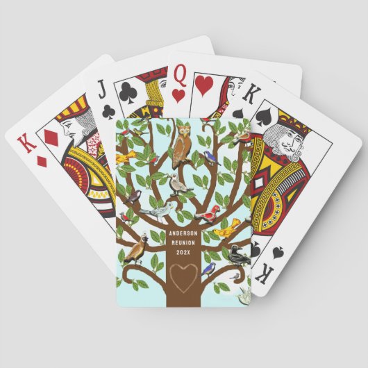 Familie Reünie Pokerkaarten (Achterkant)