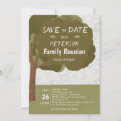 Familie Reünie Potluck Picknick Lente Zomer Herfst Kaart (Voorkant)