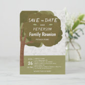 Familie Reünie Potluck Picknick Lente Zomer Herfst Kaart (Staand voorkant)