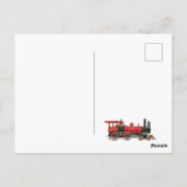 Familie Reünie Red Train uitnodiging (Achterkant)