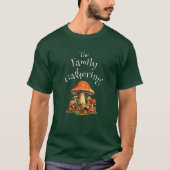  familie reünie retro leuke paddenstoelen t-shirt (Voorkant)