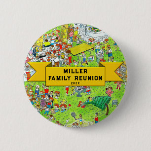 Familie Reünie Ronde Button 5,7 Cm