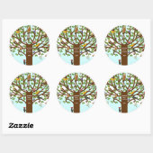 Familie Reünie Ronde Sticker (Vel)