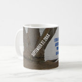 Familie Reünie Rustieke Lakehouse jaarlijkse vakan Koffiemok (Voorkant links)