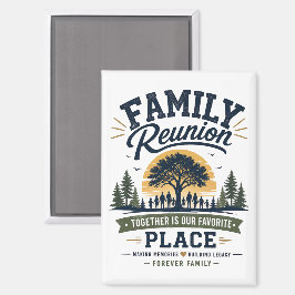Familie Reünie Samen Is Onze Favoriete Plek Magneet