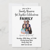 Familie Reünie Samen Party Familie Reünie Kaart (Voorkant)