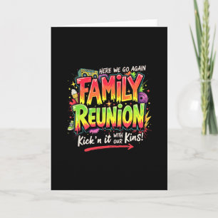 Familie Reünie Samenkomst Reis Kickin 'It With The Kaart