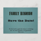 Familie Reünie: Save the Date! Aankondigingskaart (Voorkant)