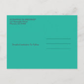 Familie Reünie Save The Date Tribal Turtle Art Aankondigingskaart (Achterkant)