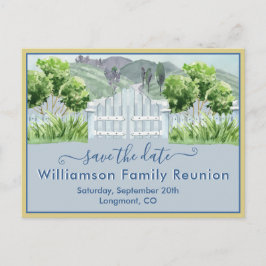 Familie reünie sparen de Code van het Land van de  Aankondigingskaart