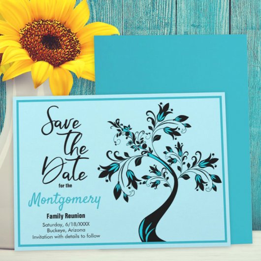 Familie reünie sparen de Datum Moderne Kunstboom Aankondiging