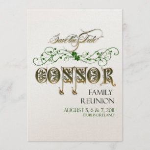 Familie reünie sparen de Datum Save The Date