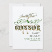 Familie reünie sparen de Datum Save The Date (Voorkant)