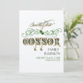 Familie reünie sparen de Datum Save The Date (Staand voorkant)