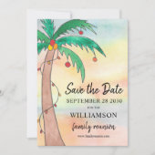 Familie reünie sparen de Kaart van de Datum (Voorkant)