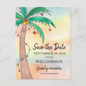 Familie reünie sparen het Briefkaart van de Datum (Voorkant)