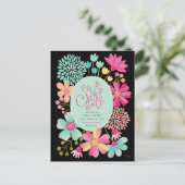 Familie reünie sparen het Briefkaart van de Partij (Staand voorkant)