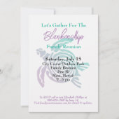 Familie Reünie Tribal Art Turtle Eendaagse Eveneme Kaart (Voorkant)