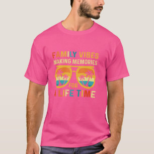 Familie reünie vakantie familie zomer vibes maken t-shirt
