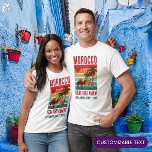 Familie Reünie Vakantie Marokko Reis Groep  T-shirt