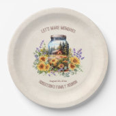 Familie Reünie Verjaardag Bos Cabin Papieren Bordje (Voorkant)