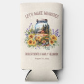 Familie Reünie Verjaardag Bos Cabin Seltzer Blikjeskoeler (Voorkant)