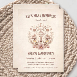 Familie Reünie Verjaardag Magische Celestial Party Kaart