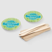 Familie reünie verzamelen buiten picknick handwaaier (Niet-gemonteerd)