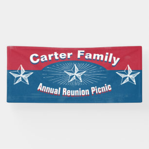 Familie Reünie Verzamelings Evenement Picknick Spandoek