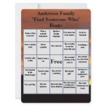 Familie reünie vinden iemand die bingo zonsonderga