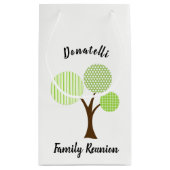 Familie reünie voorkeur souvenir cadeau klein cadeauzakje (Achterkant)