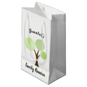 Familie reünie voorkeur souvenir cadeau klein cadeauzakje (Voorkant Gekanteld)