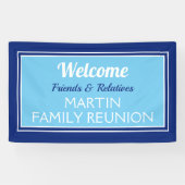 Familie reünie vrienden en familieleden banner (Horizontaal)