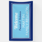 Familie reünie vrienden en familieleden banner (Verticaal)