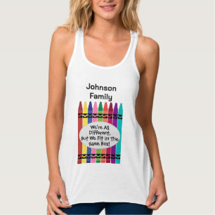 Familie Reünie Vrouwen Racerback Tanktop