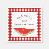 Familie reünie Watermelon Servet (Voorkant)