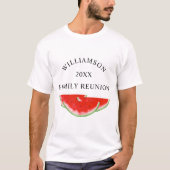Familie reünie Watermelon T-shirt (Voorkant)