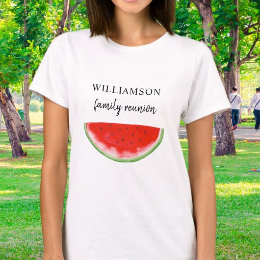 Familie reünie Watermelon T-shirt