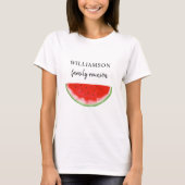 Familie reünie Watermelon T-shirt (Voorkant)
