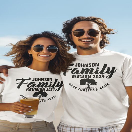 Familie reünie weer samen t-shirt