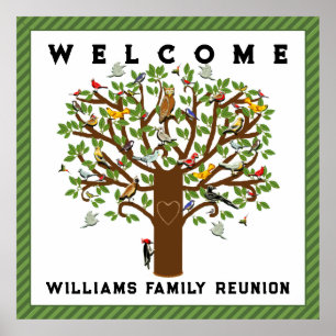Familie Reünie Welkom Poster