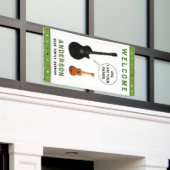 Familie reünie welkom spandoek (Buitenkant Gebouw)