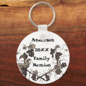 Familie reünie  wijnstokken sleutelhanger (Voorkant)