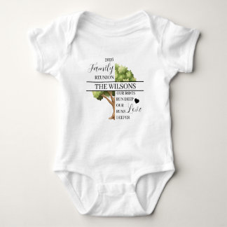 Familie Reünie Wortel en Diepe Liefde Baby Romper