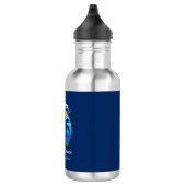 Familie Reünie Zomer Strand Palm Trees Blauw Waterfles (Rechts)