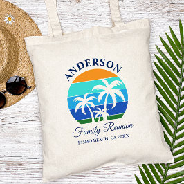 Familie Reünie Zomer Strand Palm Trees Tote Bag