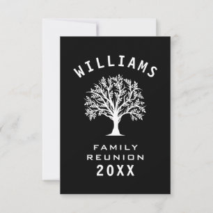 Familie Reünie Zomer Vakantie Wegreis Cool Boom RSVP Kaartje