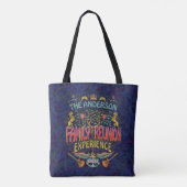 Familie reunion Band Retro 70s Concert Logo Custom Tote Bag (Achterkant)